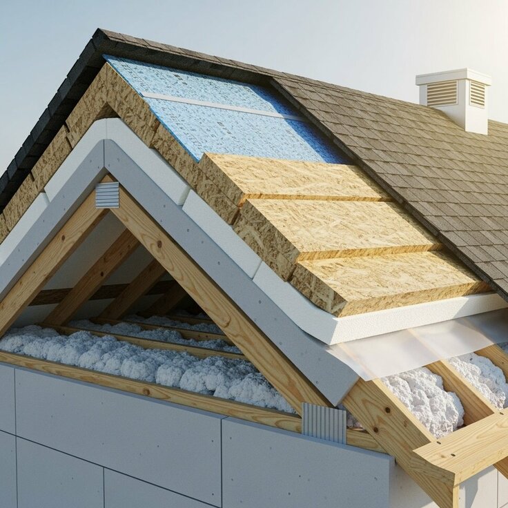 Zodra je je tuinhuis verwarmt gelden er dezelfde daklagen als in je woning (Isolatie)