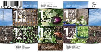 PostNL brengt postzegels met groentetuin uit (Tuinnieuws)
