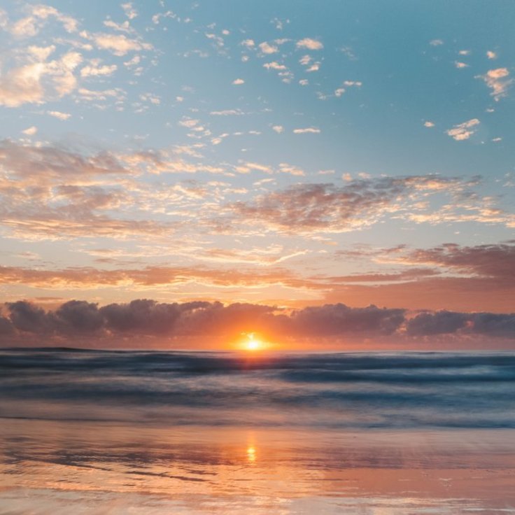 Genieten van een zonsondergang