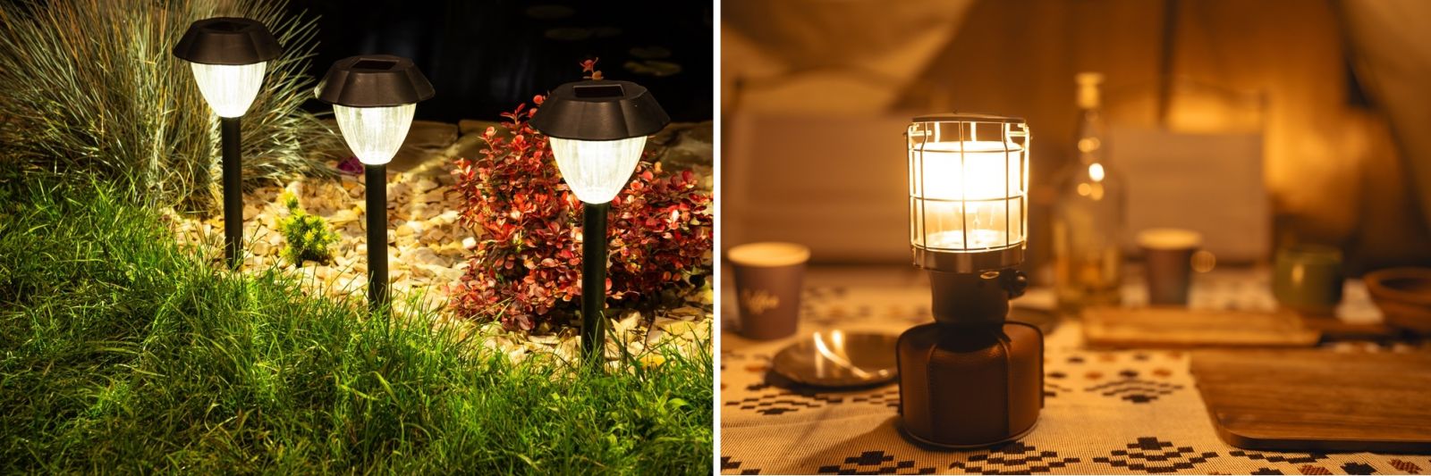 Solar camping lights
