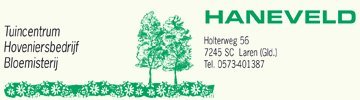 Logo Tuincentrum Haneveld