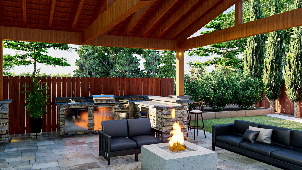 Outdoor Kitchen Installation - Gardencenterguide.co.uk