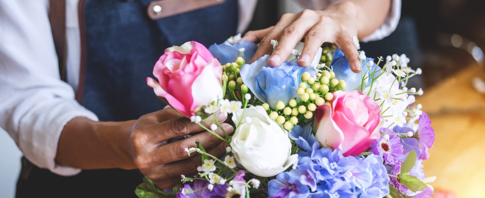 Kunstbloemen boeket